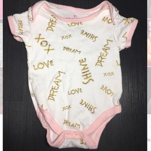 Betsey Johnson White w/ Pink Lining One Piece